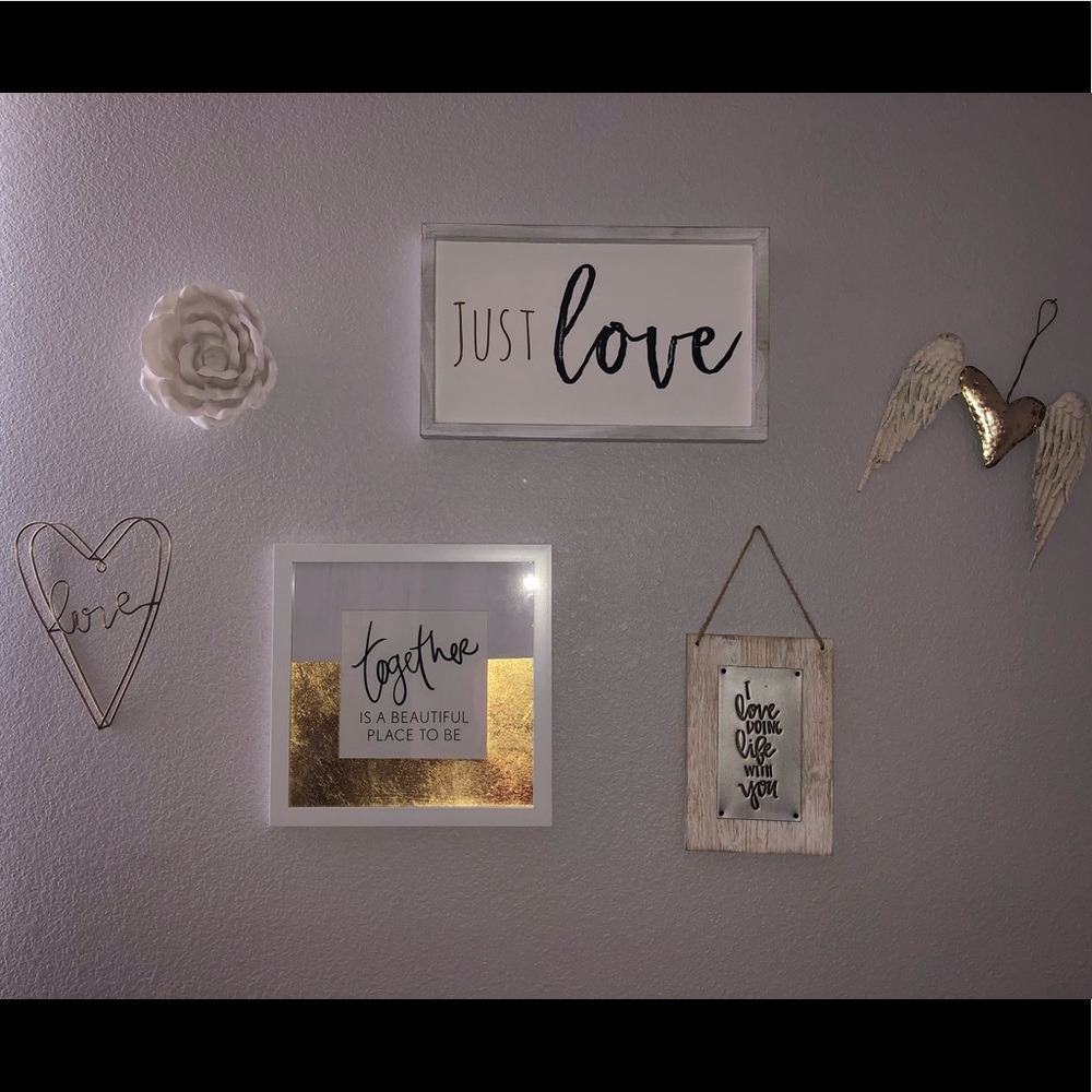 6 piece wall decor set